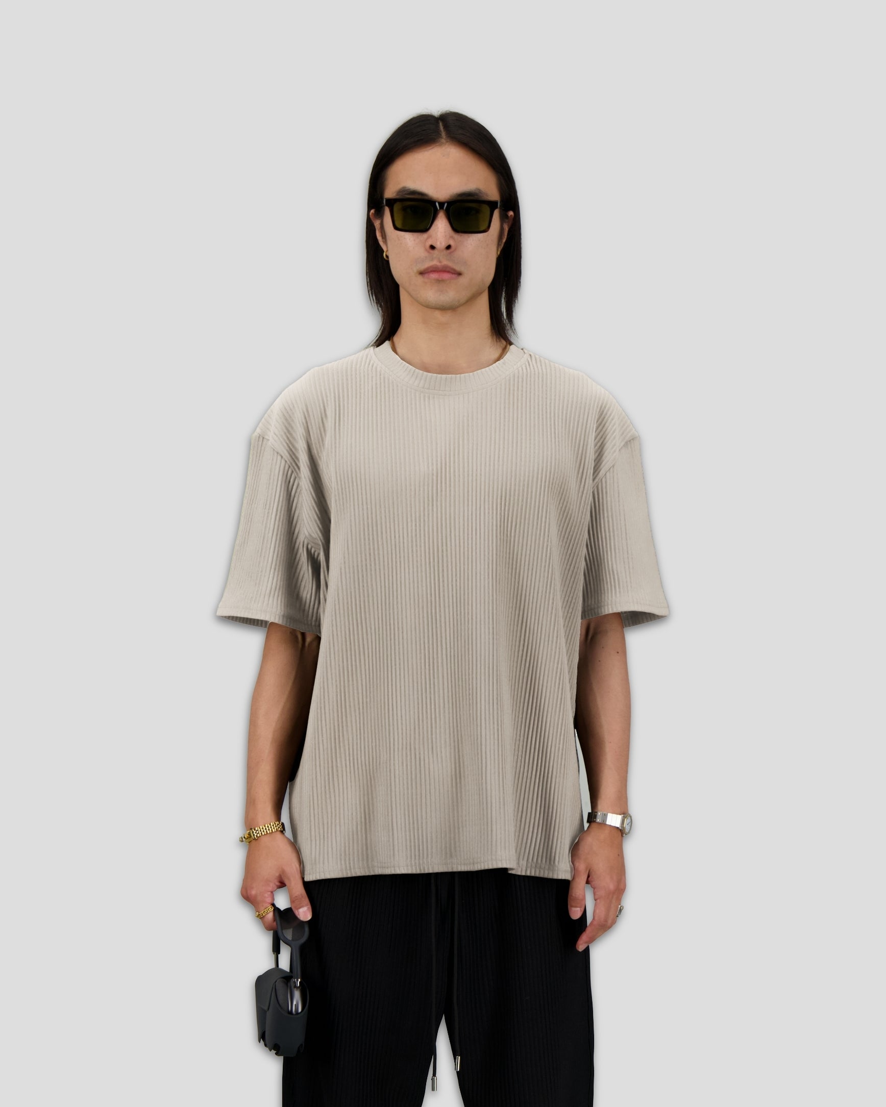 Off Court T-Shirt Pleated Beige