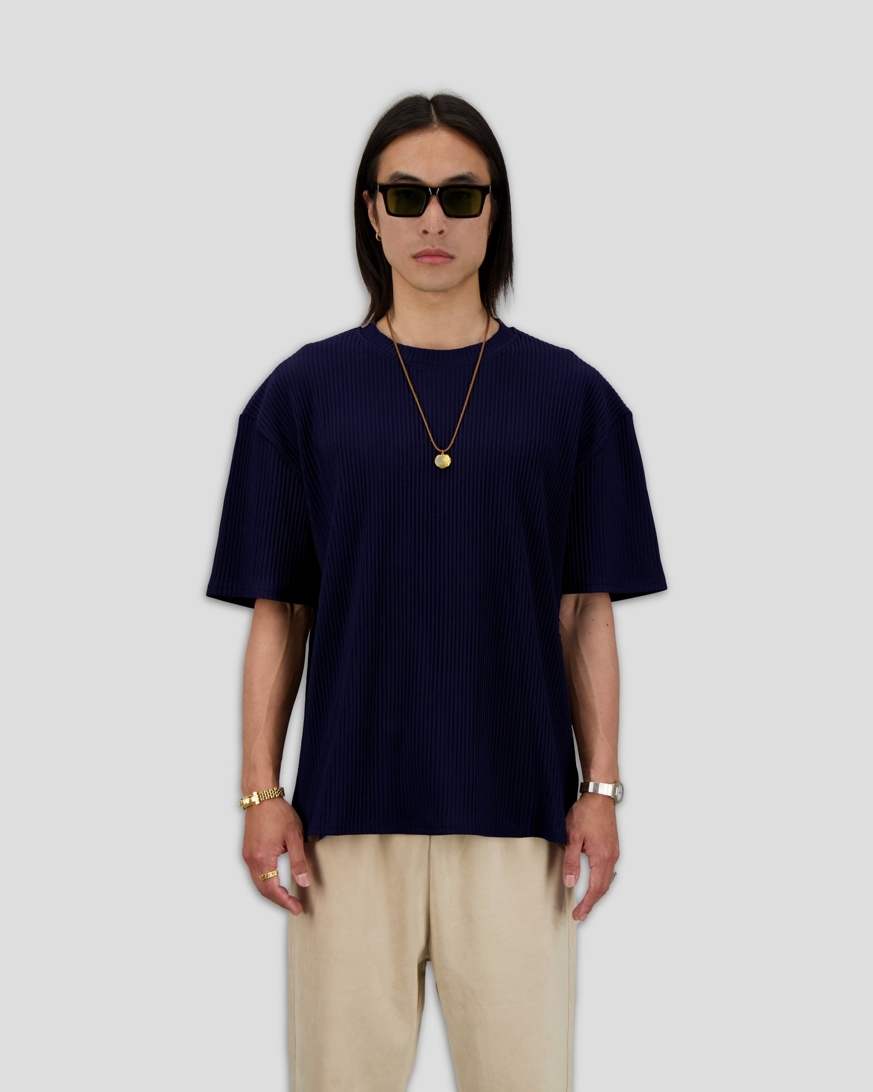Off Court T-Shirt Pleated Navy